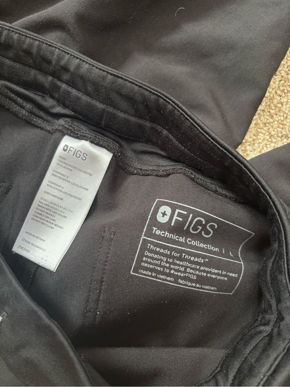 Black Figs Joggers - Picture 3 of 3